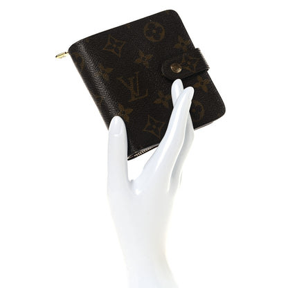 Louis Vuitton Monogram Compact Zippe Zipped Wallet 2 of 15