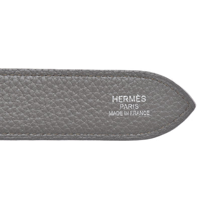 Hermes Taurillon Clemence Jypsiere 37 Etain 11 of 12