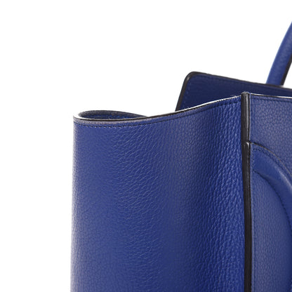 Celine Drummed Calfskin Mini Luggage Indigo 20 of 21