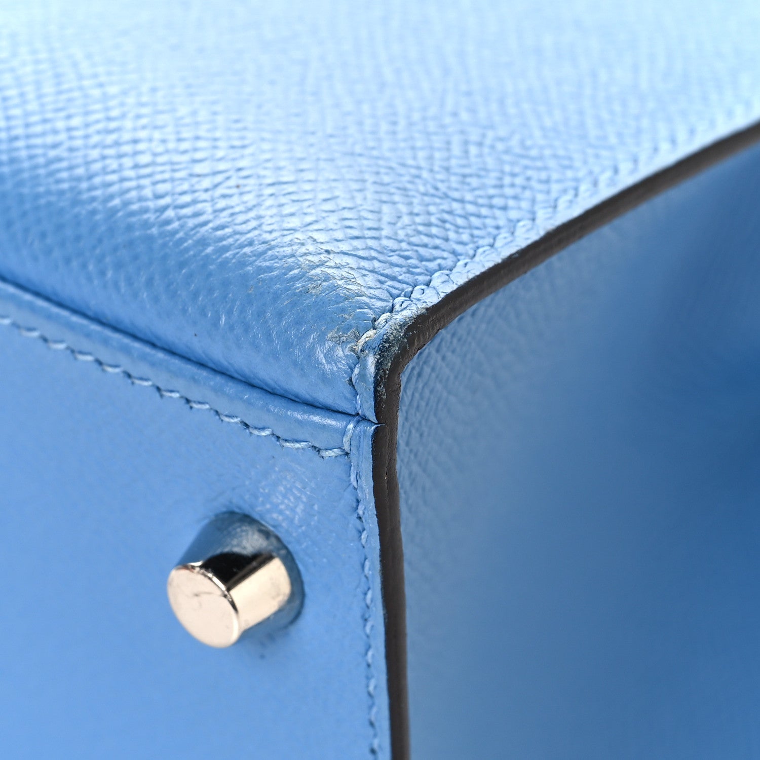 Hermes Epsom Kelly Sellier 28 Bleu Paradise 11 of 13