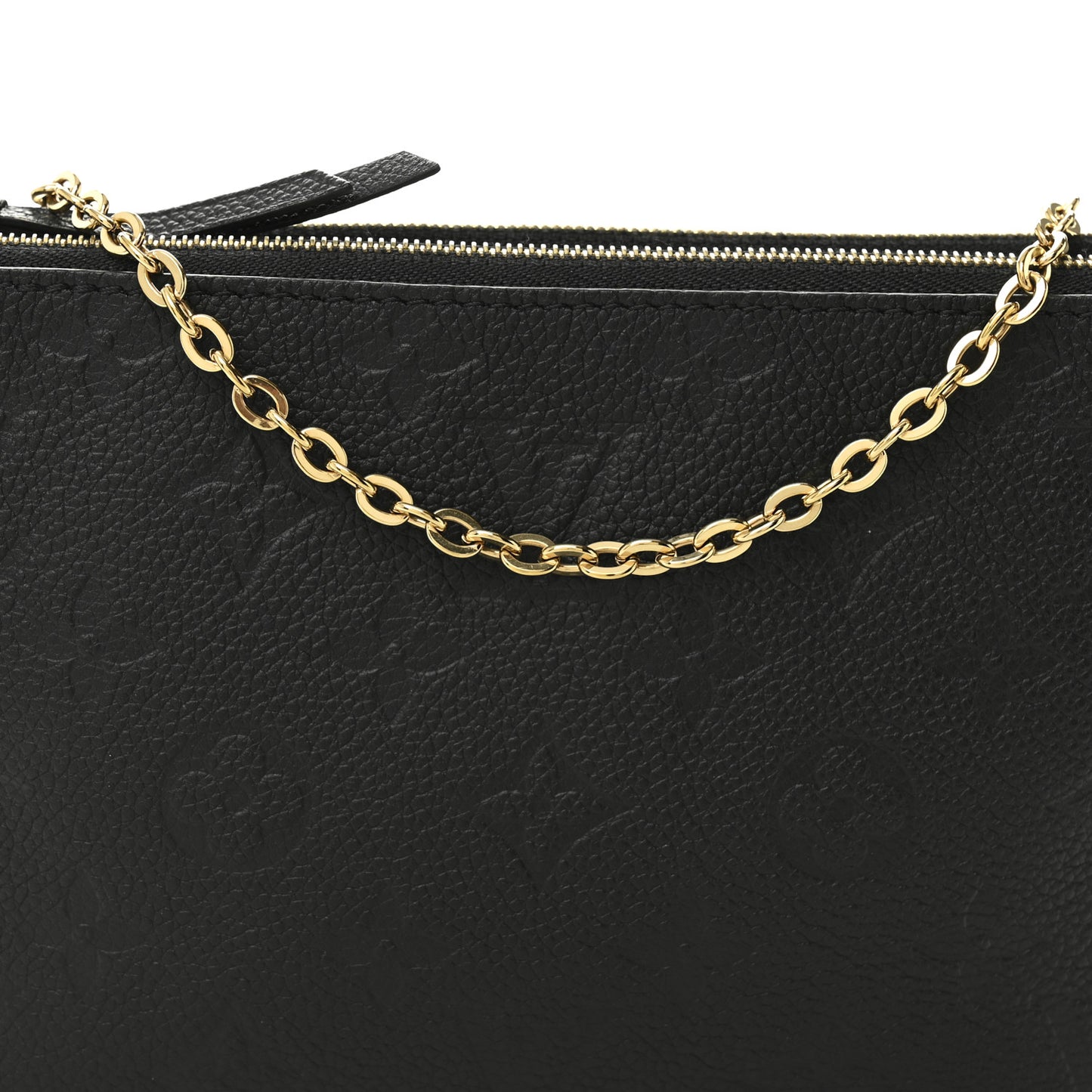 Empreinte Double Zip Pochette Black