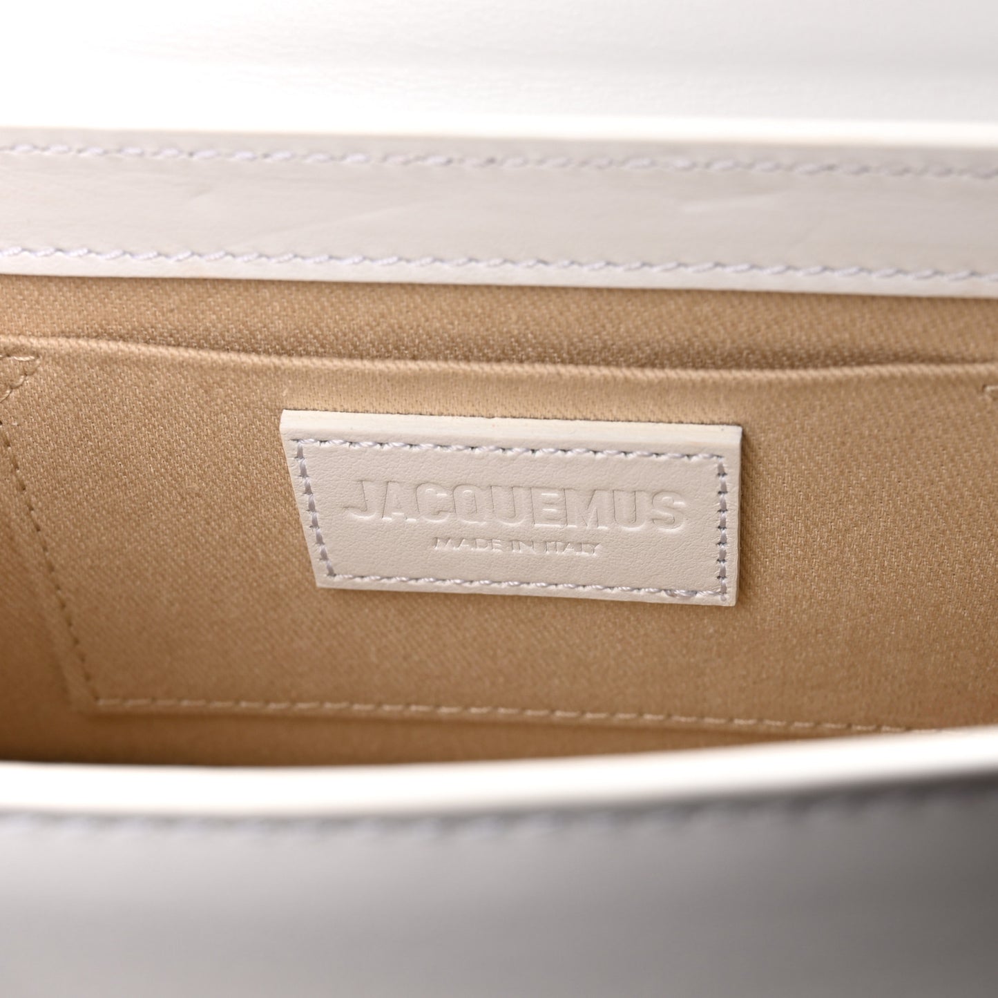 Smooth Calfskin Le Chiquito Long White