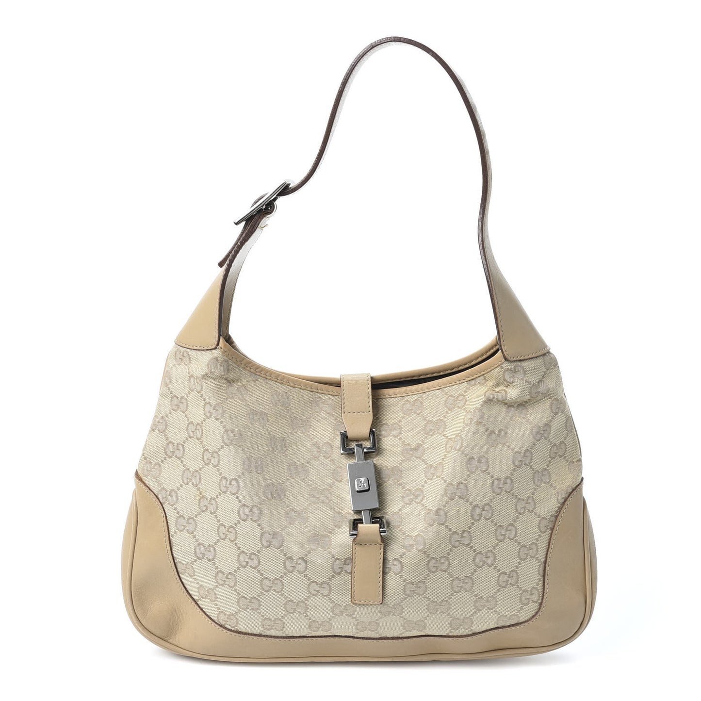 Monogram Small Jackie O Hobo Beige