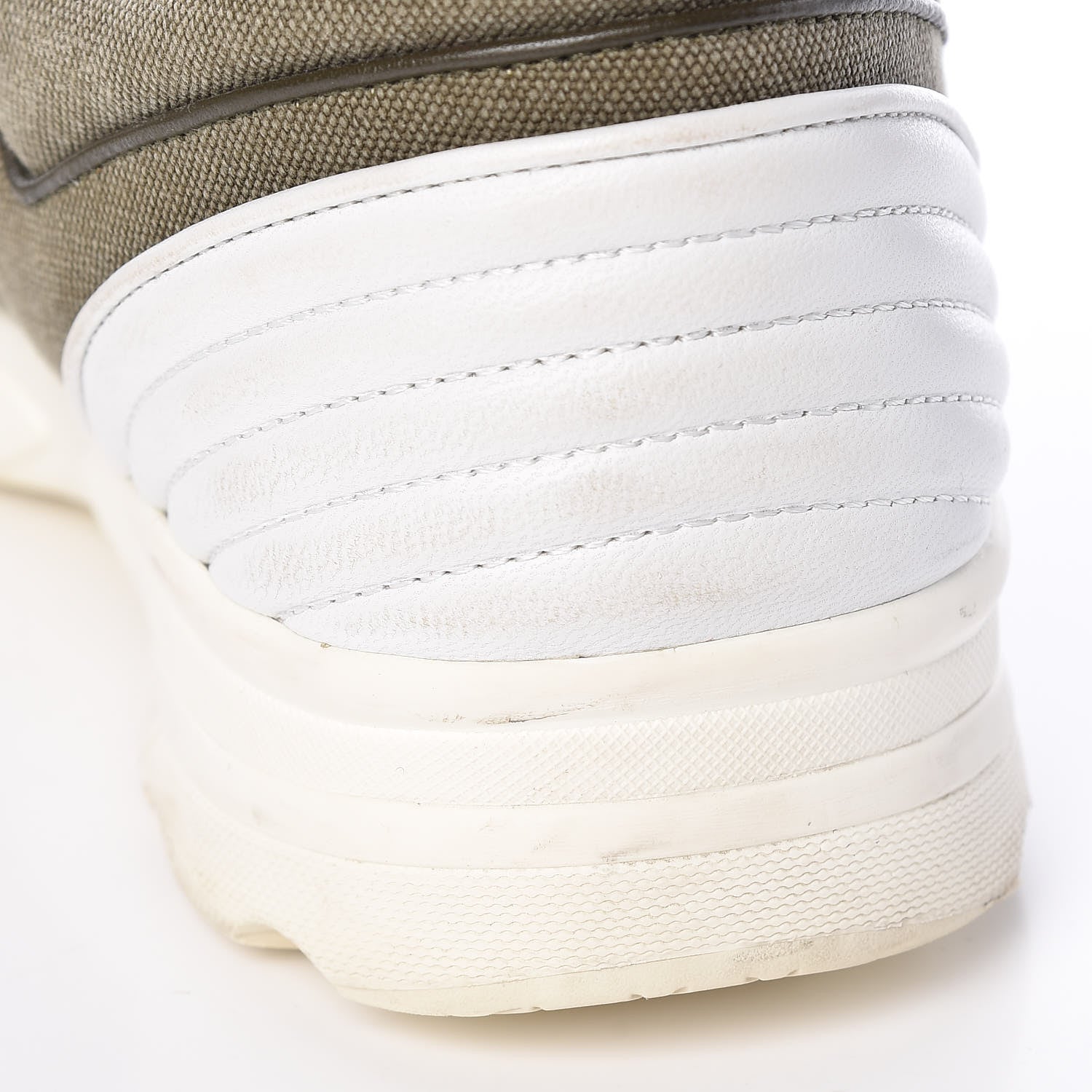 Chanel Canvas Mens Sneakers 44 Khaki 14 of 17