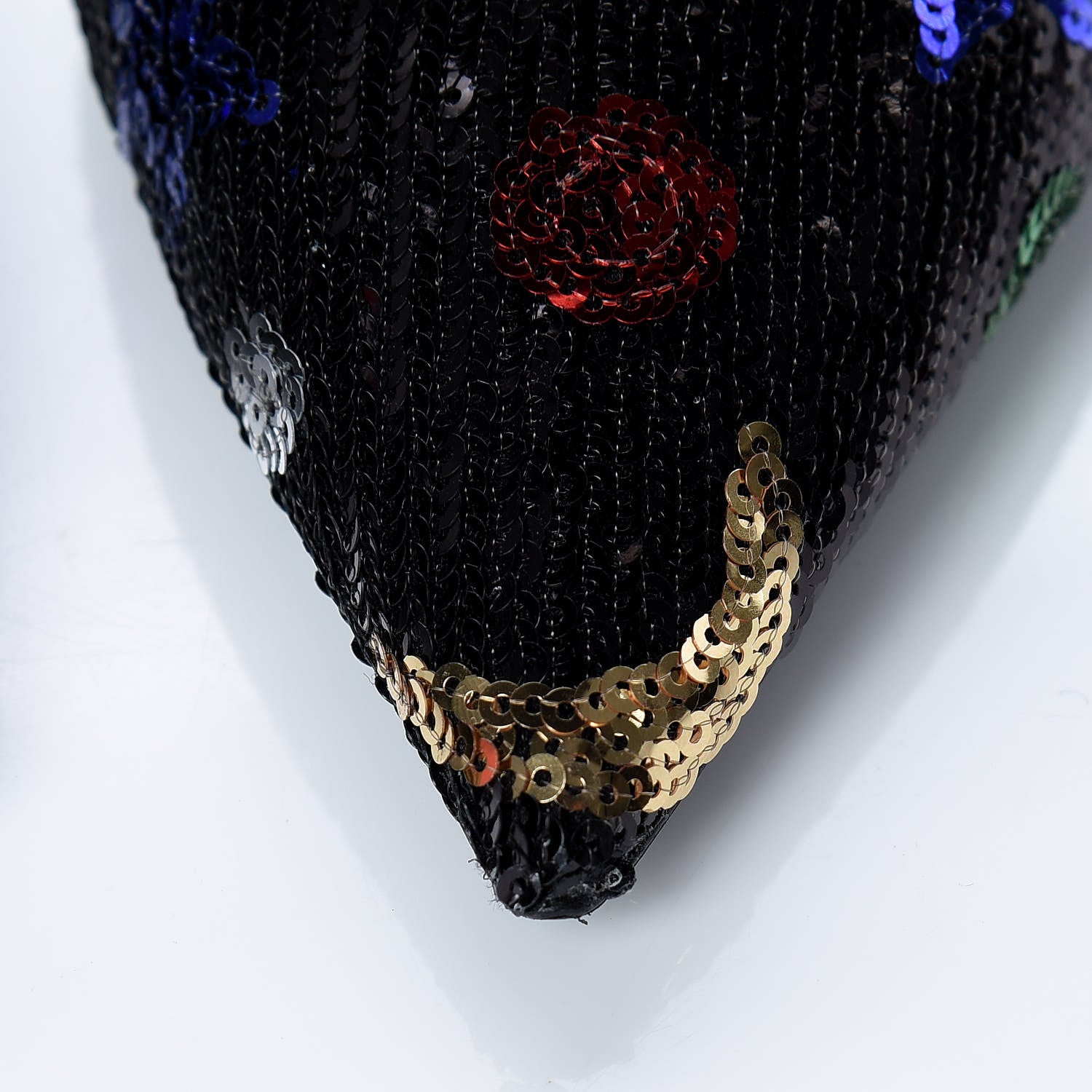 Saint Laurent Sequin Palace 105 Pumps 38 Black 8 of 9