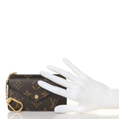 Louis Vuitton Monogram Recto Verso Card Holder Black 2 of 8