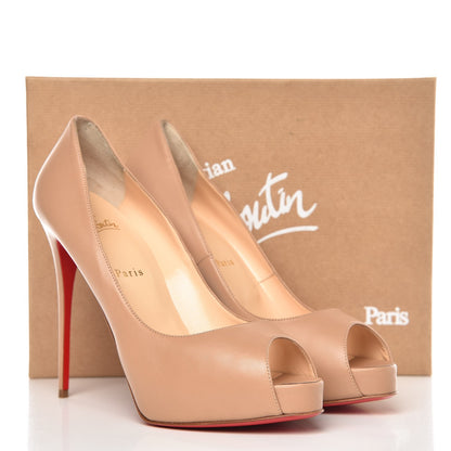 Christian Louboutin Nappa New Very Prive 120 Pumps 40.5 Nude 9 of 9