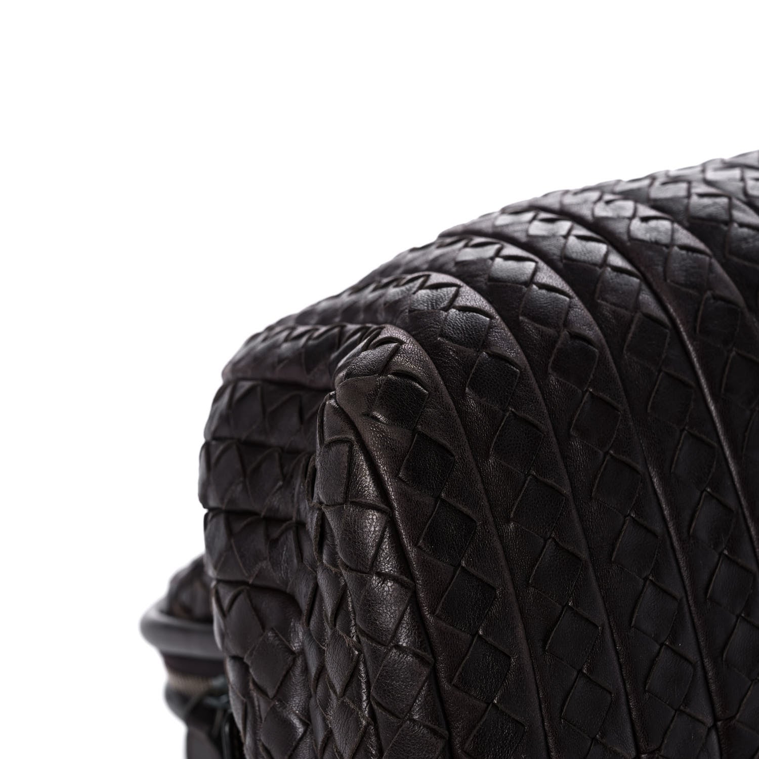 Bottega Veneta Nappa Intrecciato Frame Tote Ebano 9 of 13