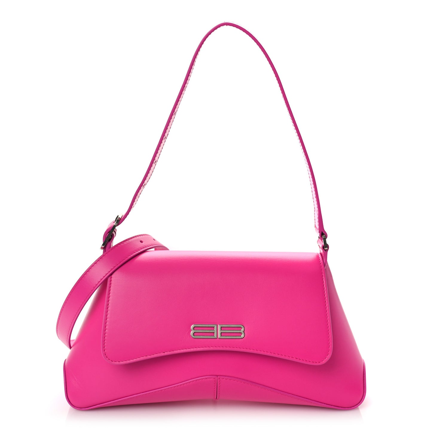 Box Calfskin Medium XX Flap Bag Lipstick Pink