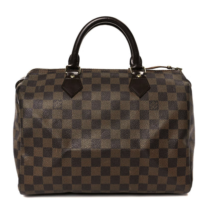 Louis Vuitton Damier Ebene Speedy 30 1 of 10