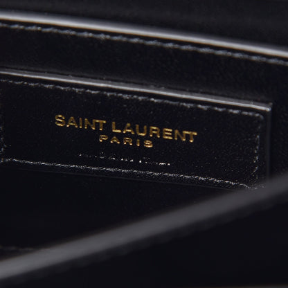 Saint Laurent Velvet Small Monogram Sunset Black 6 of 6