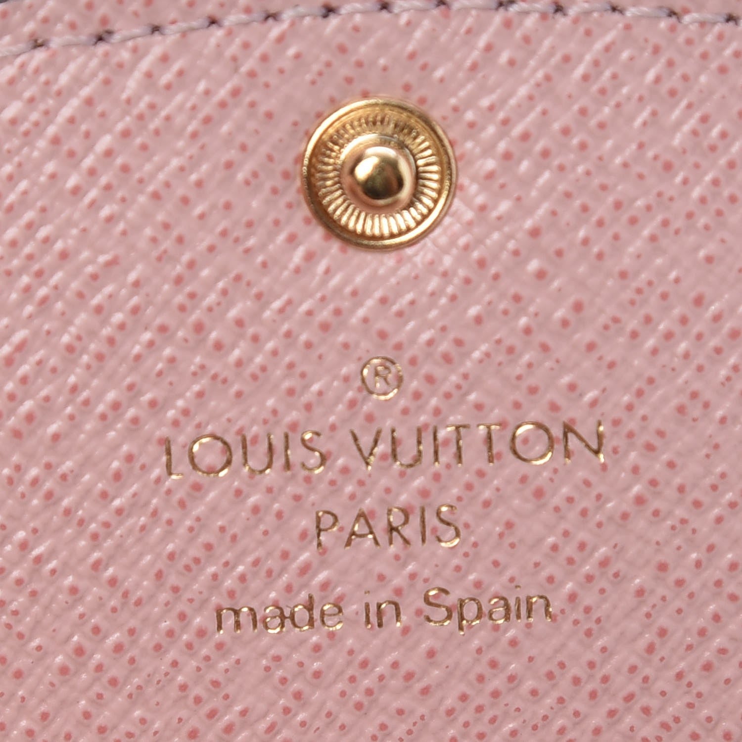 Louis Vuitton Damier Ebene Rosalie Coin Purse Rose Ballerine 6 of 7
