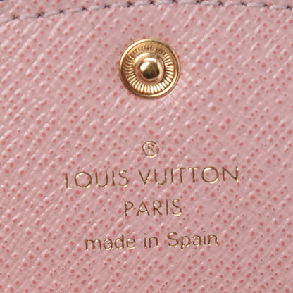 Louis Vuitton Damier Ebene Rosalie Coin Purse Rose Ballerine 6 of 7