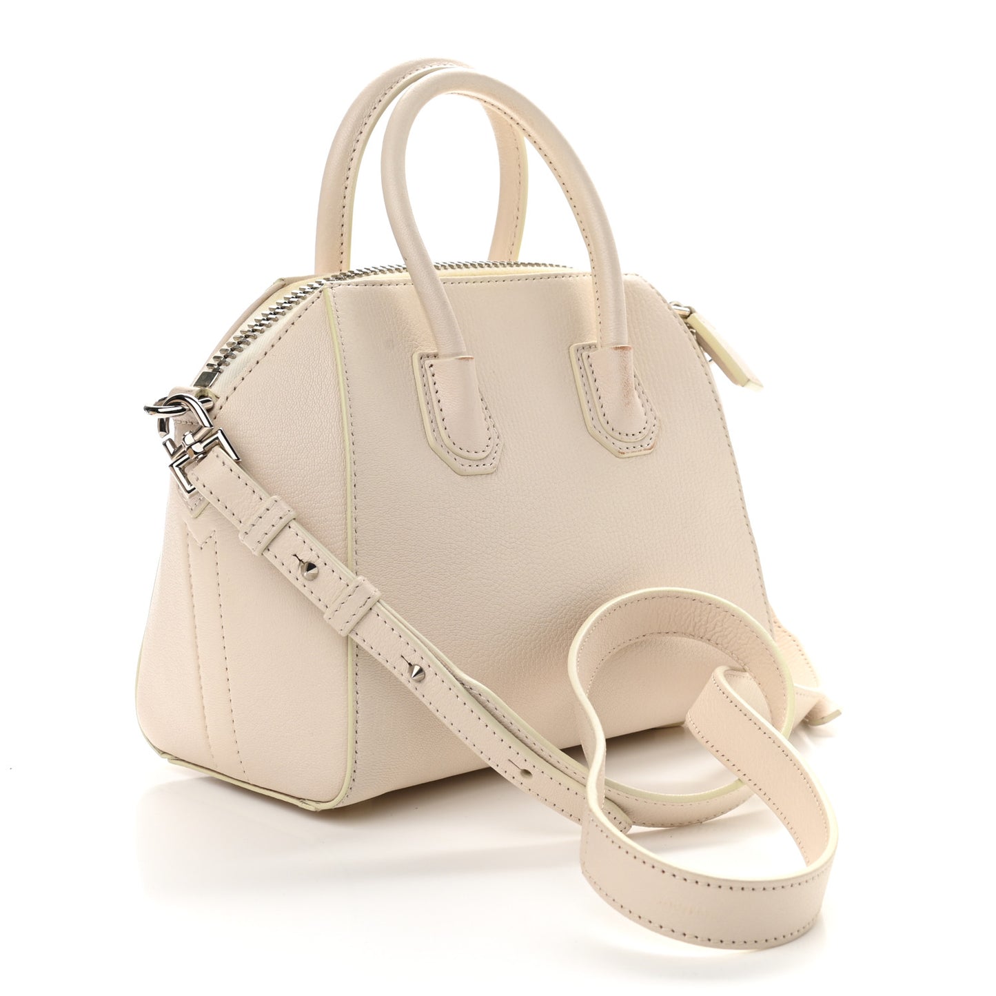 Sugar Goatskin Mini Antigona White
