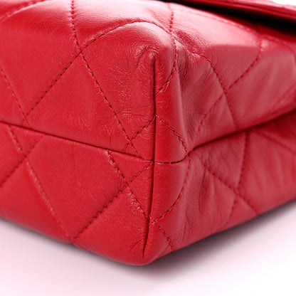 Chanel Calfskin Quilted In The Business Flap Bag Red 9 of 10
