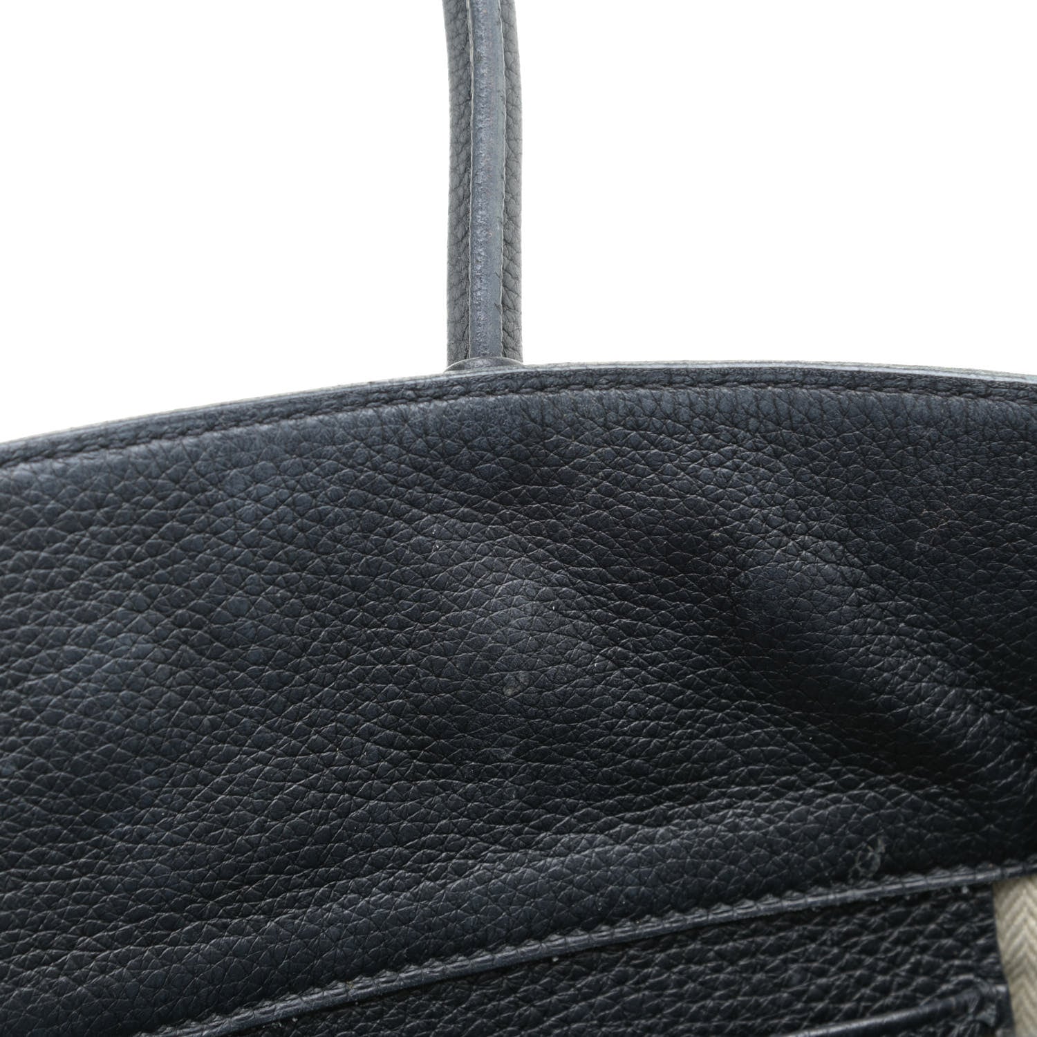 Hermes Taurillon Clemence Crinoline Birkin 30 Black 20 of 21