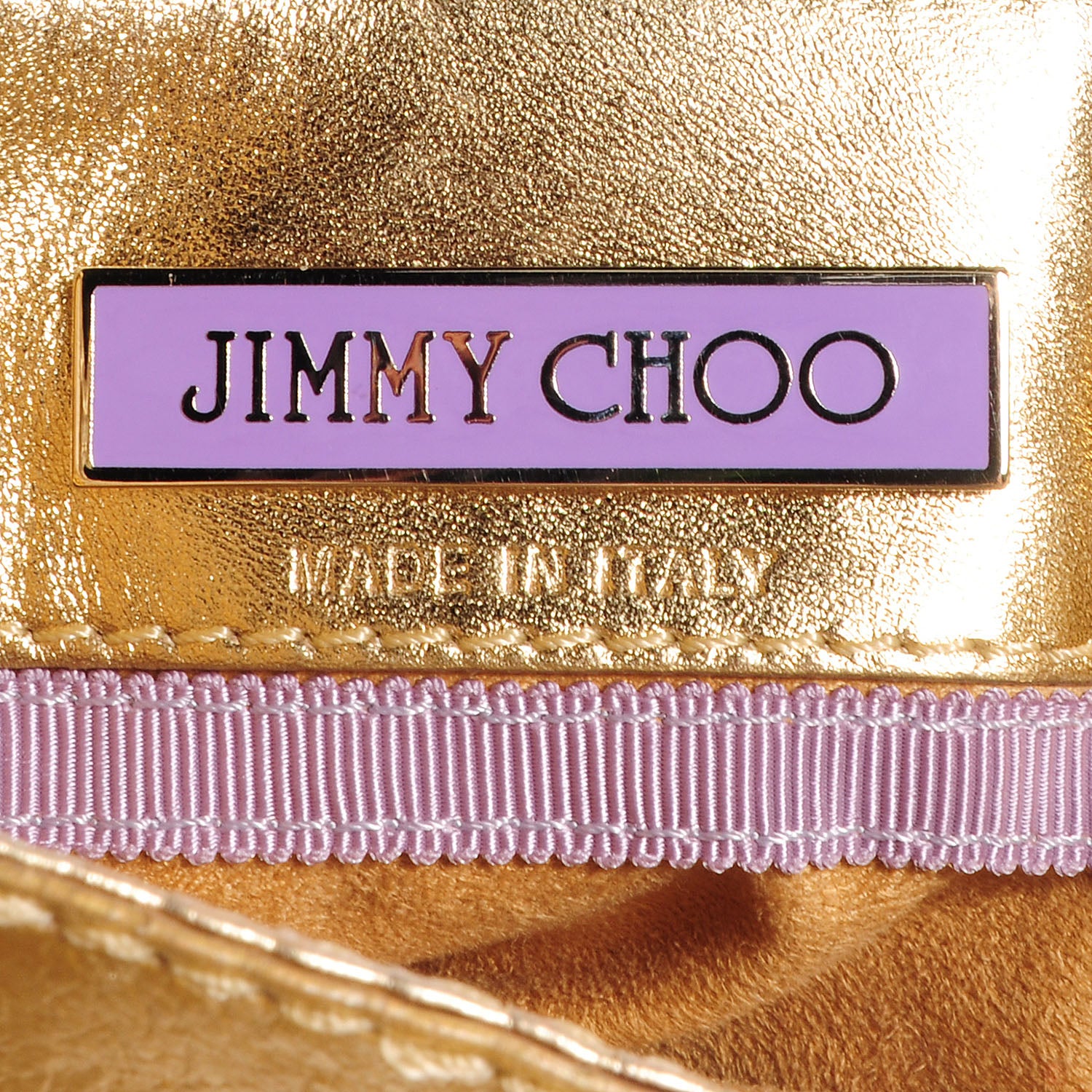Jimmy Choo Mesh Tam Tote Gold 6 of 9