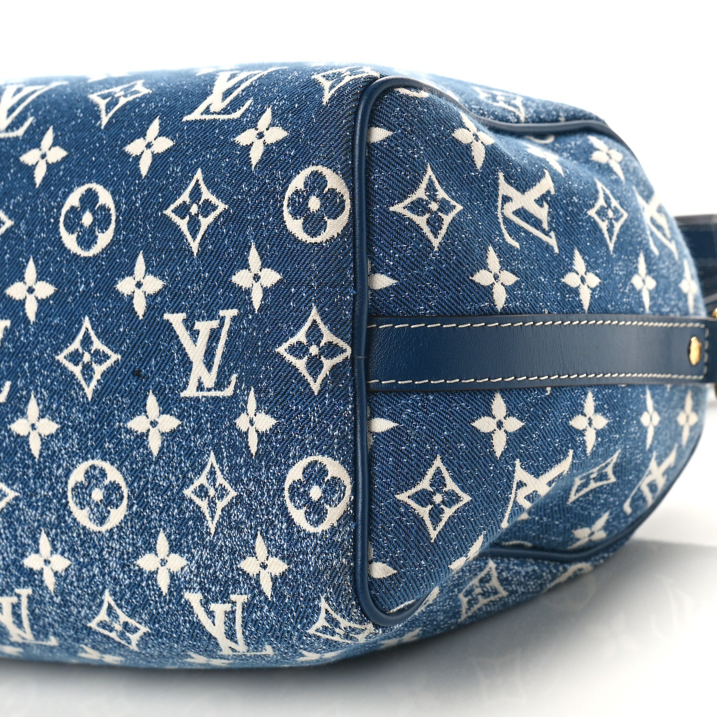 Monogram Jacquard Denim Speedy Bandouliere 25 Bleu
