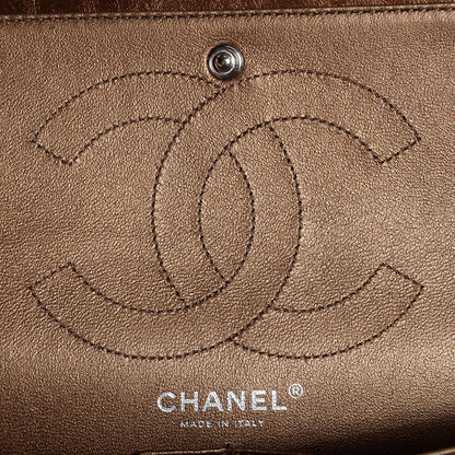 Chanel Aged Calfskin 2.55 Reissue 226 Flap Metallic Dark Gold 7 of 9