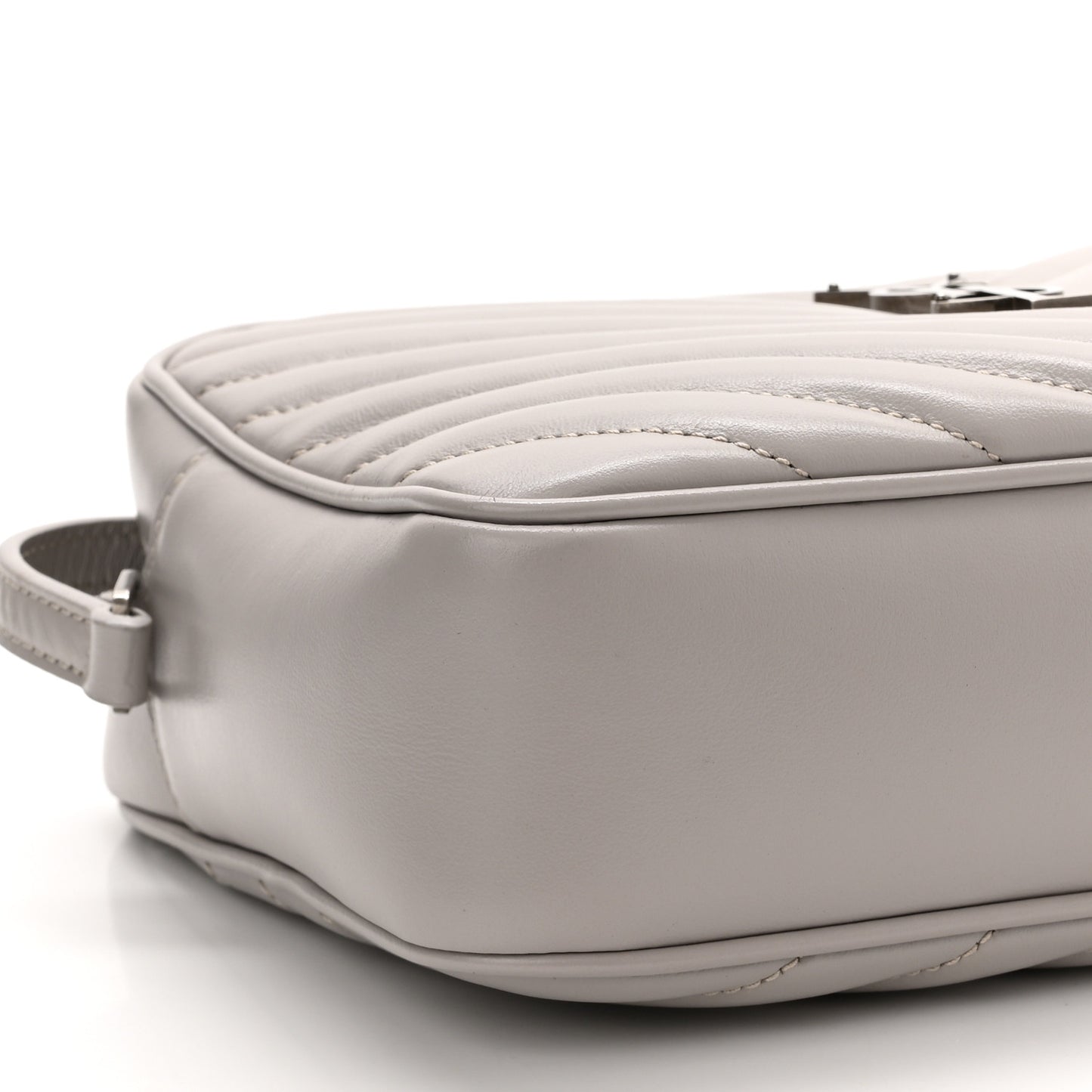 Calfskin Matelasse Monogram Lou Camera Bag Granite