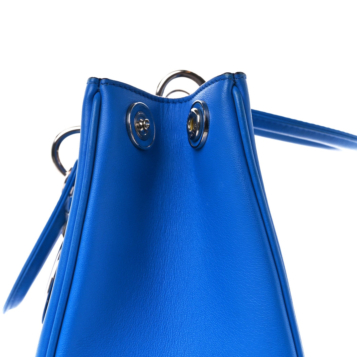 Christian Dior Smooth Calfskin Diorissimo Tote Blue 15 of 16
