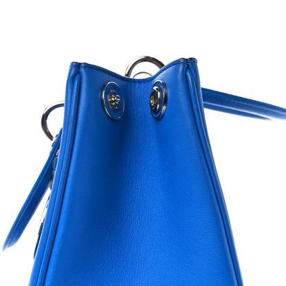Christian Dior Smooth Calfskin Diorissimo Tote Blue 15 of 16