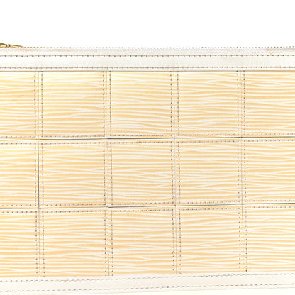 Louis Vuitton Epi Stretch Delmonico Pochette White 7 of 11