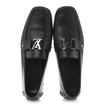 Louis Vuitton Calfskin Mens Monte Carlo Shoe Moccasin Loafers 11 Black 2 of 10