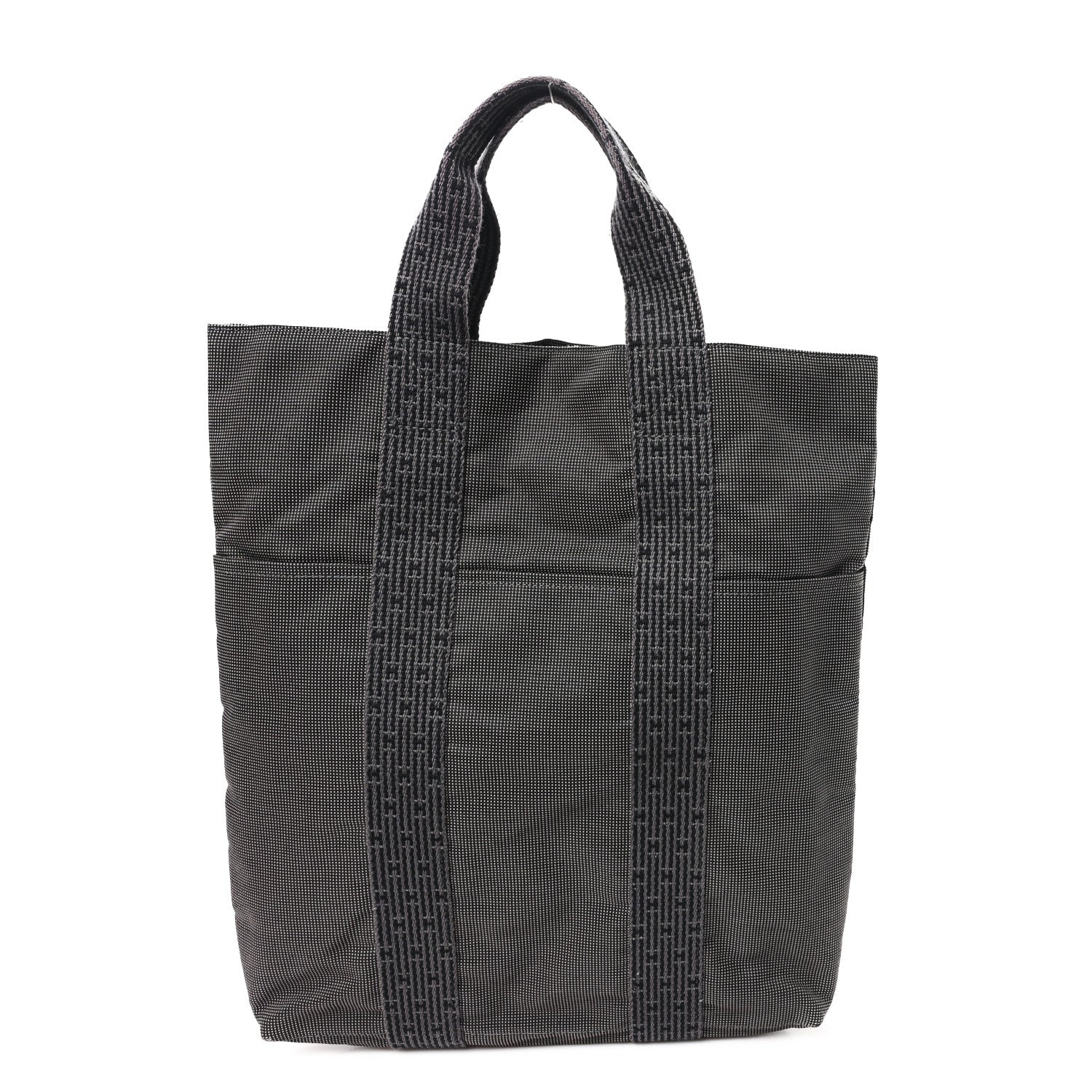 Hermes Canvas Herline Cabas Grey 1 of 10