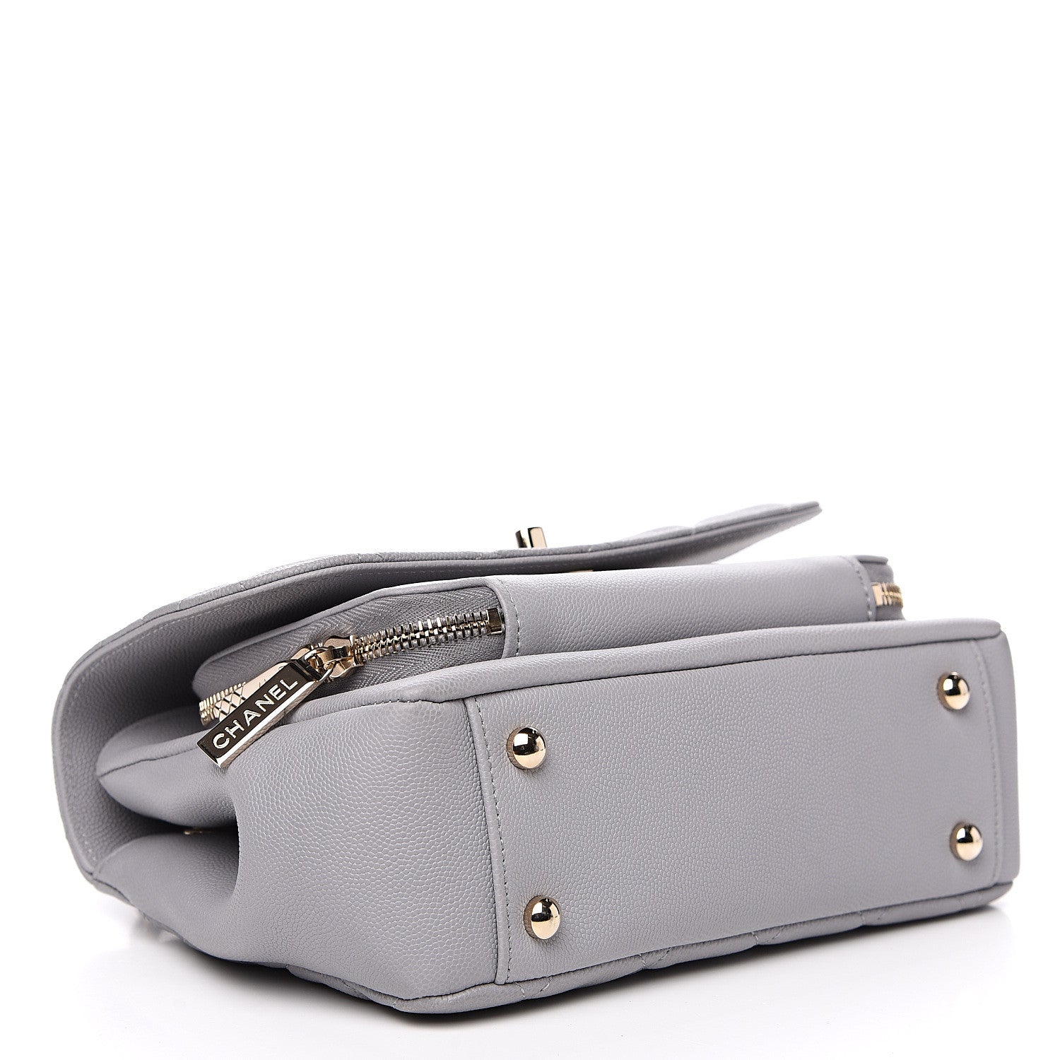 Chanel Caviar Quilted Medium Business Affinity Flap Grey 3 of 8