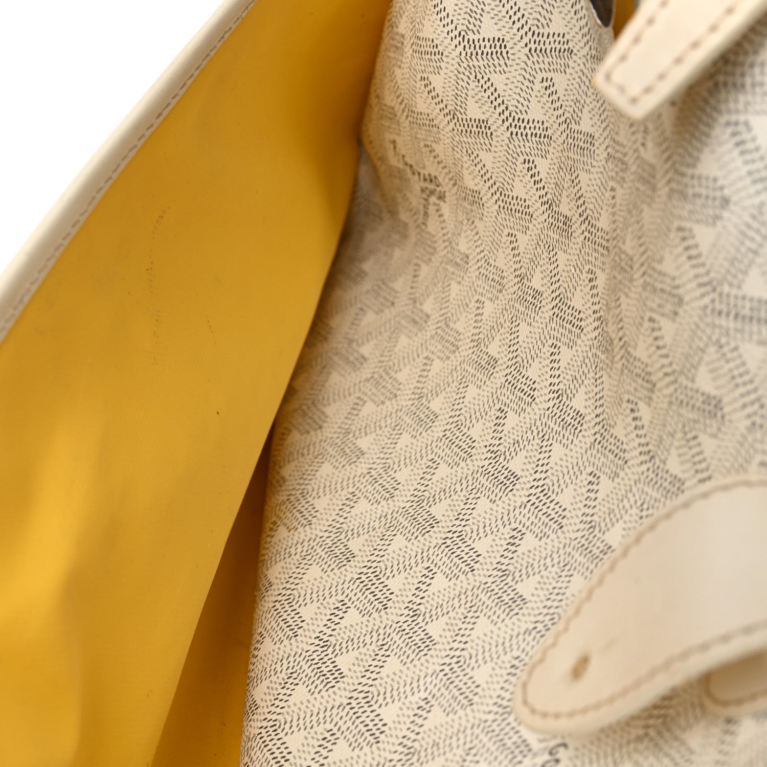 Goyard Goyardine Sac Hulot Pet Carrier PM White 10 of 13