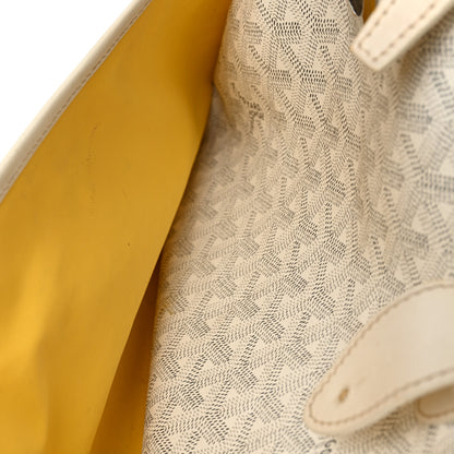 Goyard Goyardine Sac Hulot Pet Carrier PM White 10 of 13
