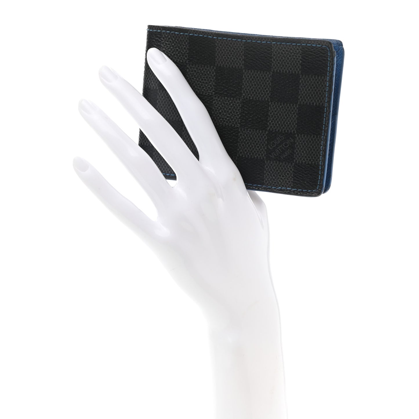 Damier Graphite Slender Wallet Blue