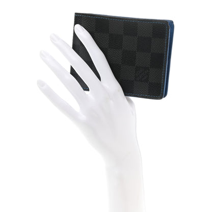 Louis Vuitton Damier Graphite Slender Wallet Blue 2 of 7