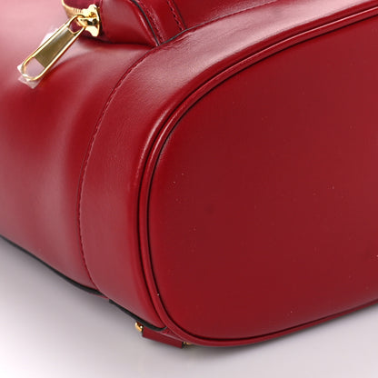 Gucci Boarded Plutone Calfskin Horsebit 1955 Single Buckle Backpack New Cherry Red 8 of 9