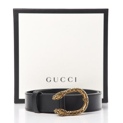 Gucci Calfskin Dionysus 30mm Belt 85 34 Black 7 of 7