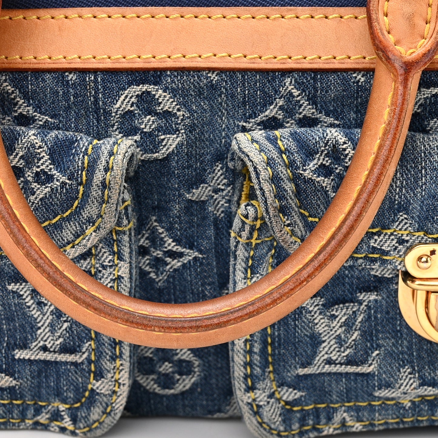 Monogram Denim Neo Speedy Blue