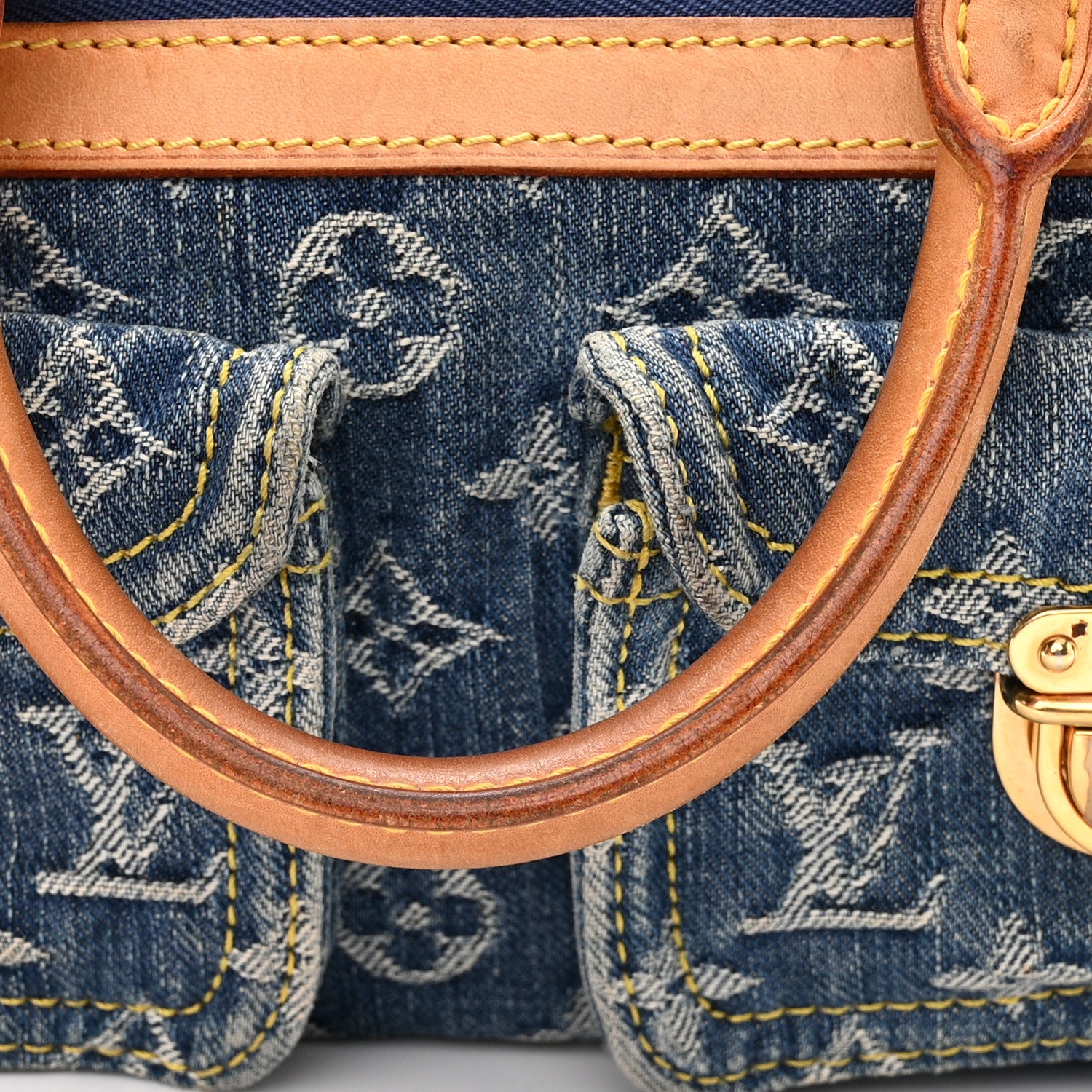 Louis Vuitton Monogram Denim Neo Speedy Blue 13 of 18