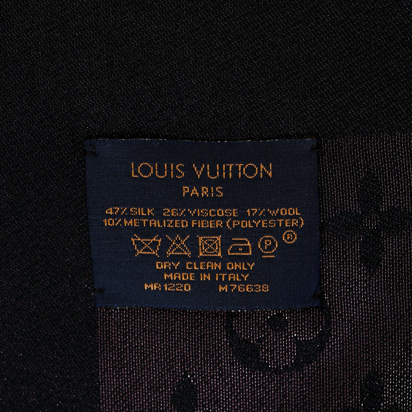 Silk Lurex Wool Monogram Shine Shawl Amarante