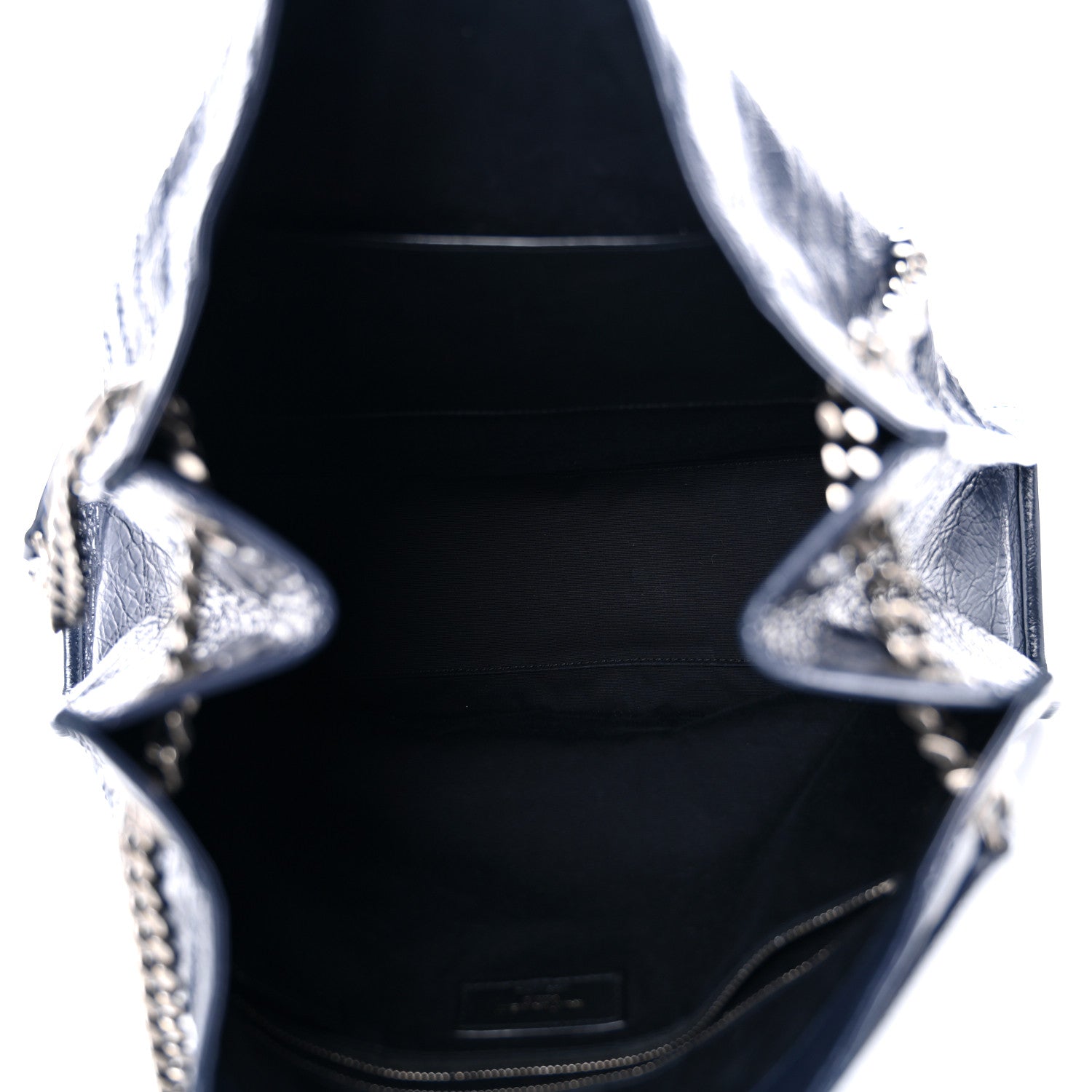 Saint Laurent Crinkled Calfskin Matelasse Monogram Niki Shoulder Bag Deep Marine 5 of 14