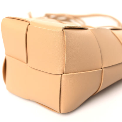 Bottega Veneta Nappa Maxi Intrecciato Mini Cassette Bucket Bag Almond 8 of 8