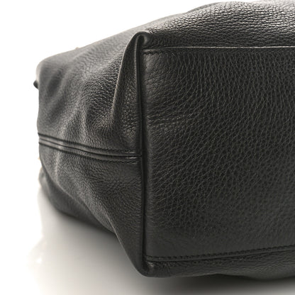Gucci Pebbled Calfskin Medium Soho Chain Shoulder Bag Black 8 of 12