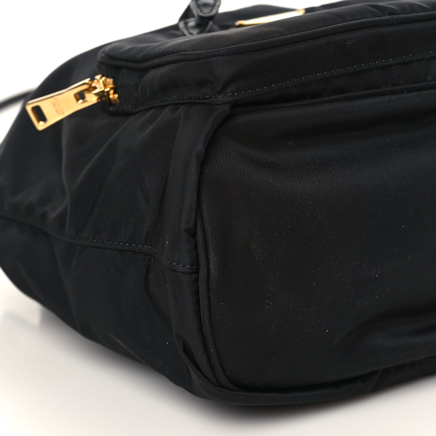 Prada Re-Nylon Duet Drawstring Shoulder Bag Black 8 of 9