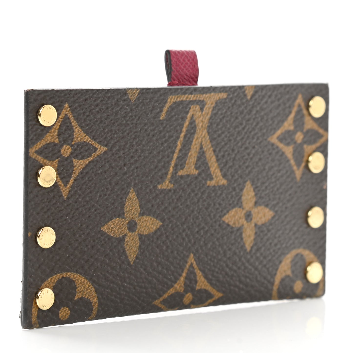 Monogram Mirror Case Fuchsia