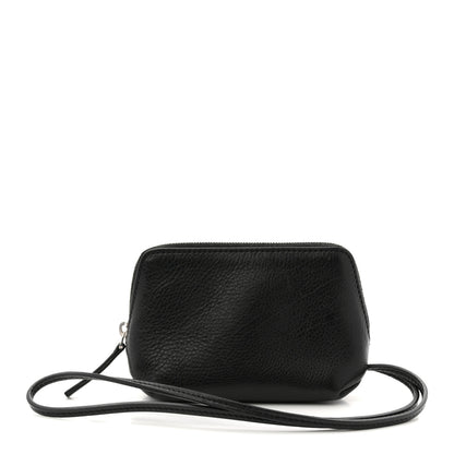 The Row Grained Calfskin Owen Pouch Black 2 of 12