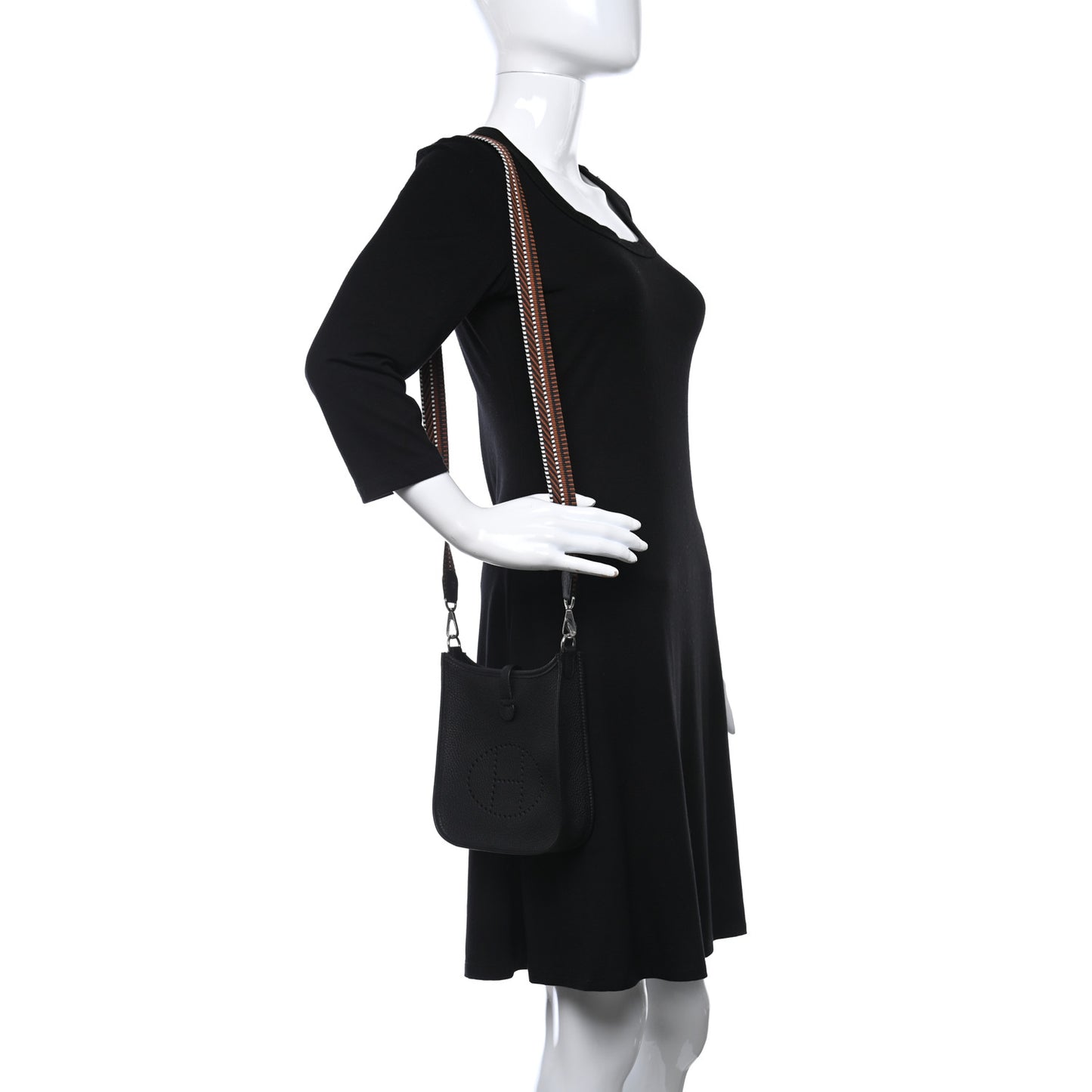 Taurillon Clemence Amazone Sangle Cavale Evelyne TPM Black Noisette