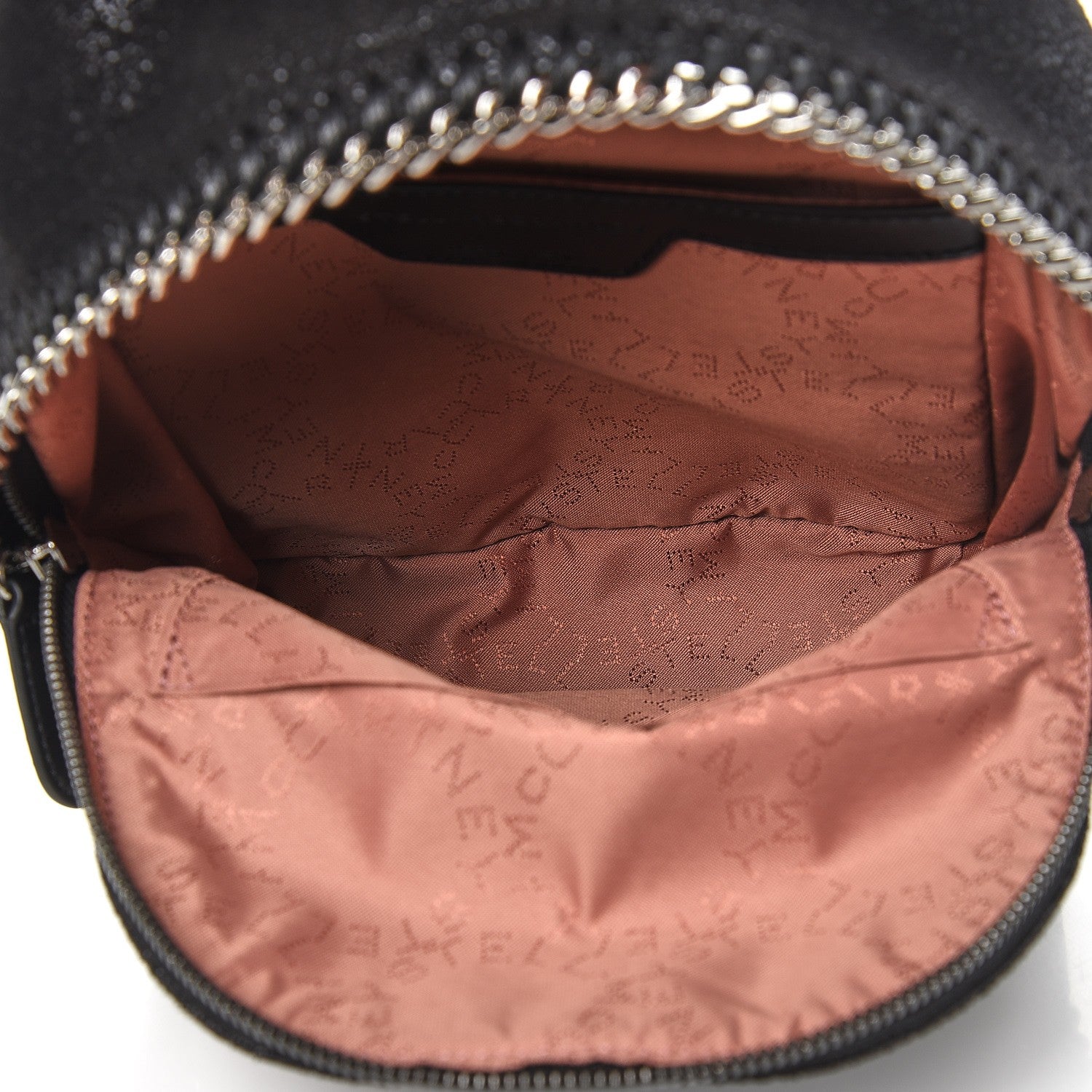 Stella McCartney Shaggy Deer Mini Falabella Backpack Black 5 of 7