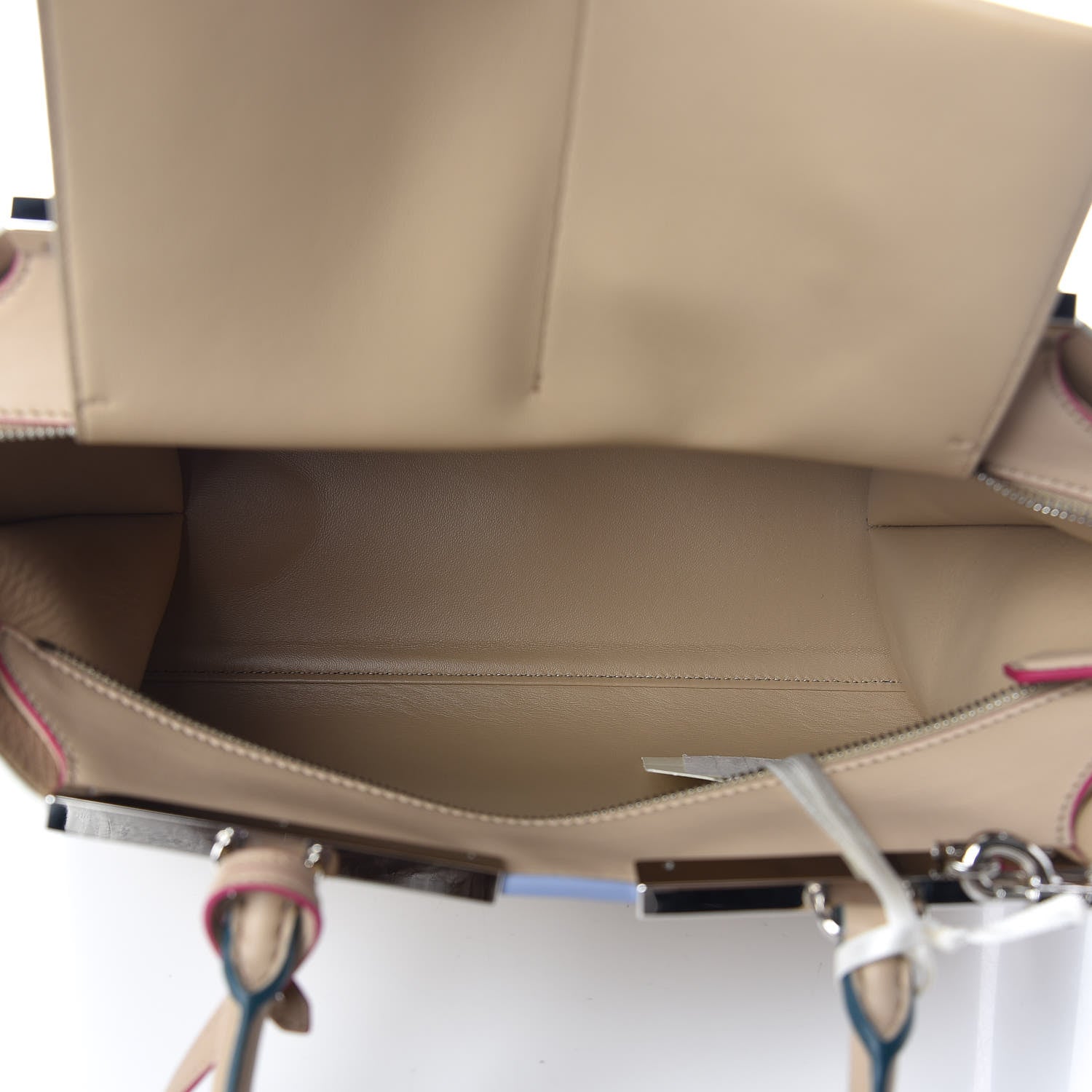 Fendi Vitello Dolce Petite 3Jours Tote Amido 7 of 9