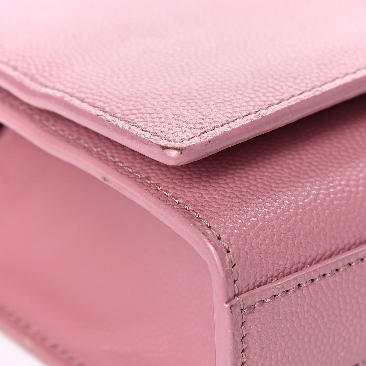 Grain De Poudre Small Classic Monogram Kate Satchel Old Rose