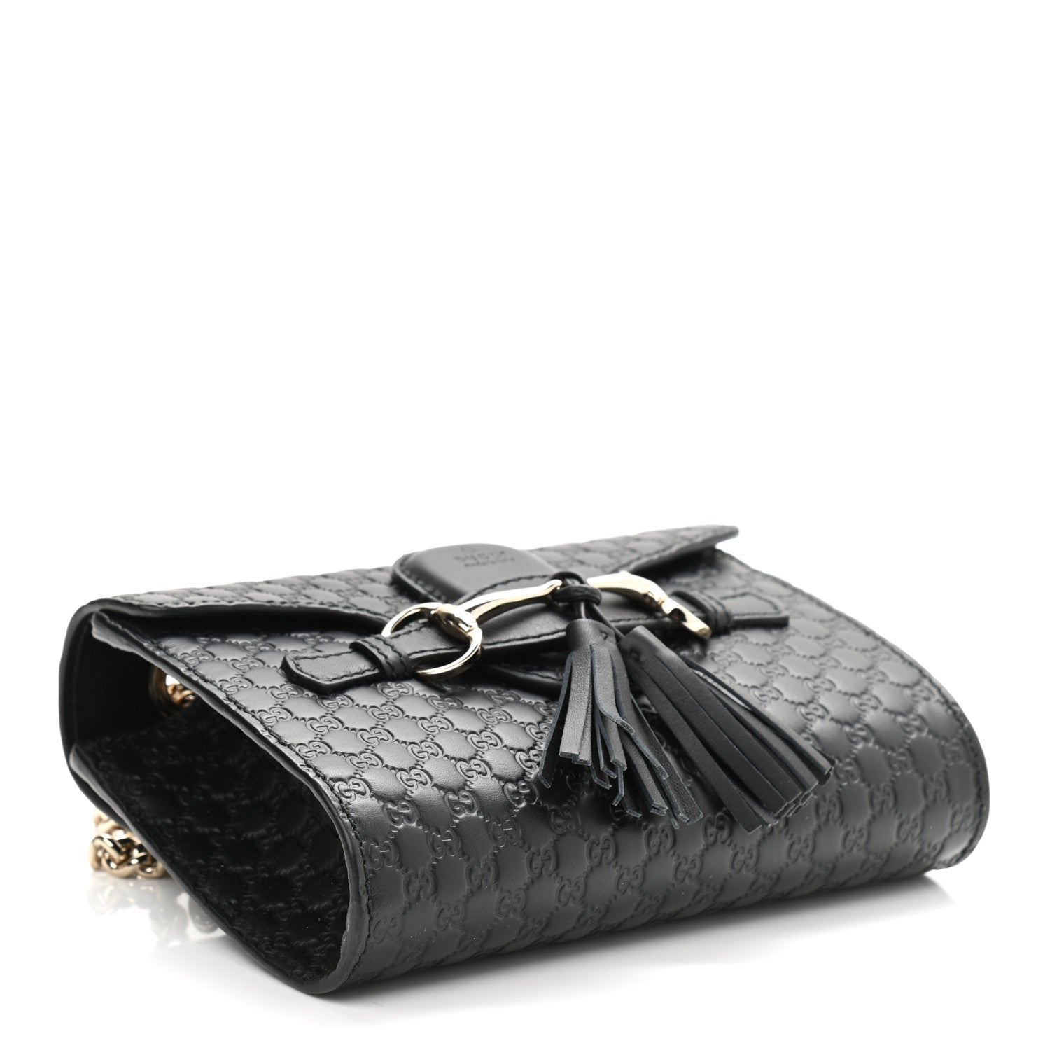 Gucci Microguccissima Mini Emily Shoulder Bag Black 4 of 11
